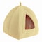Pet Adobe Pet Bed, Igloo Soft Indoor Enclosed Covered Tent with Removable Cushion for Cats/Small Pets (Tan) 235113FVB - alternate 7
